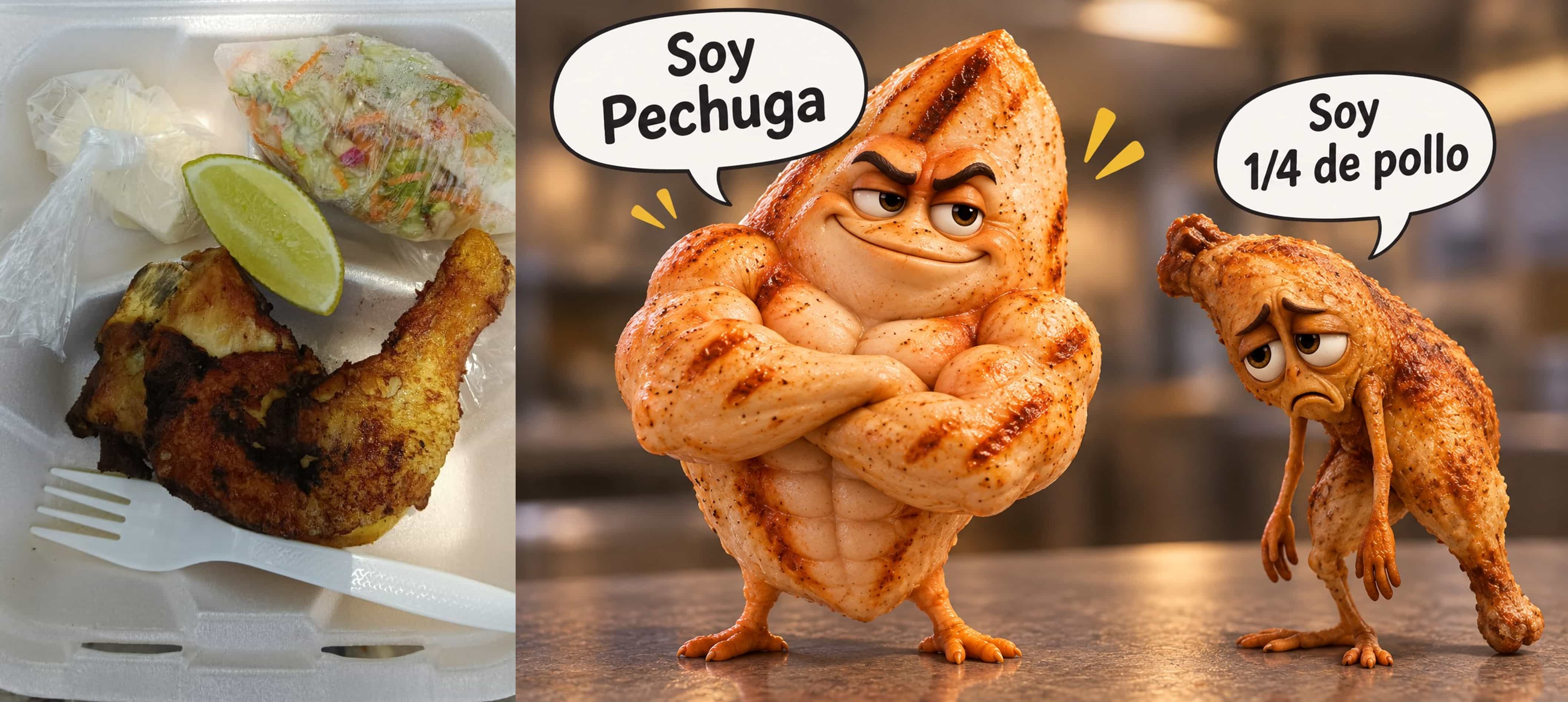 Vienen diferente las pechugas