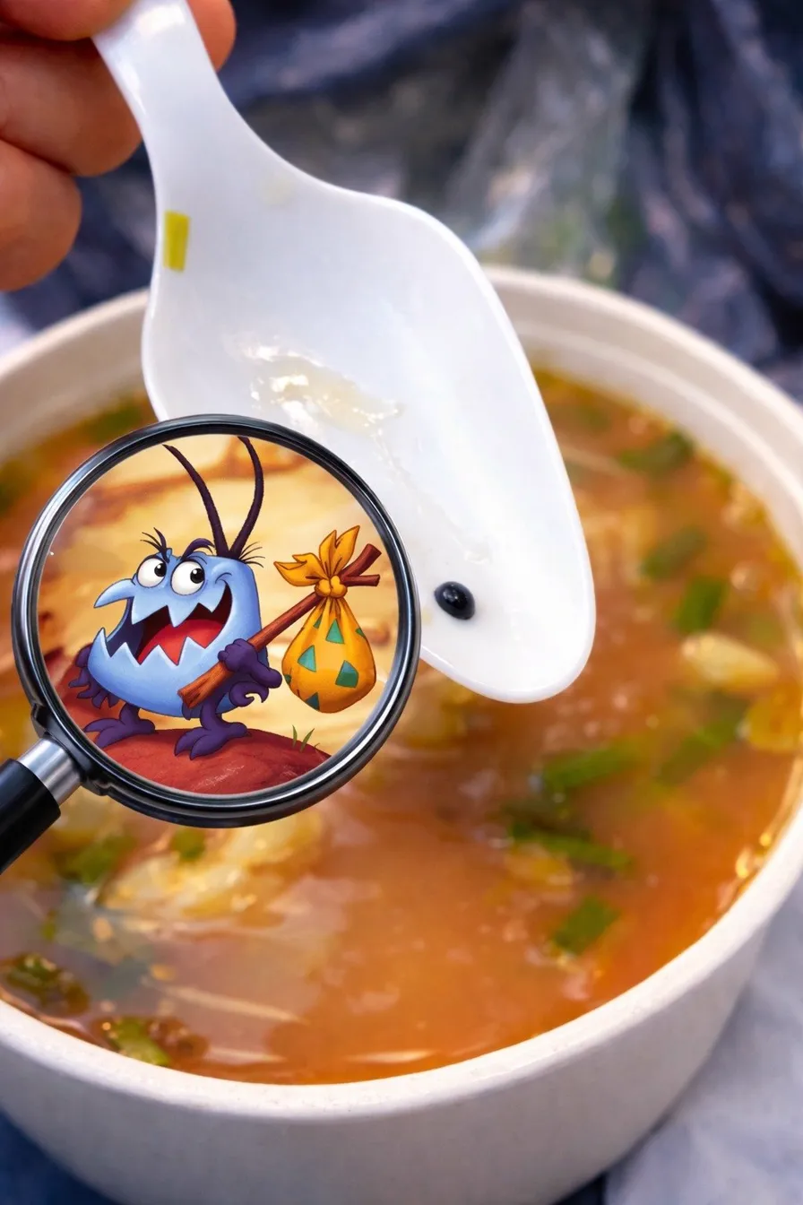 Animalito en la sopa